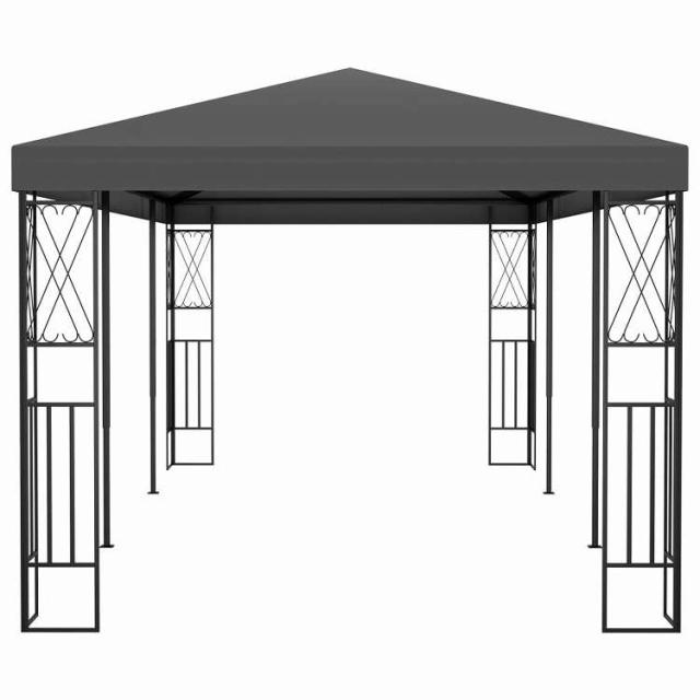 vidaXL ガゼボ 3x6m 布製 アントラシート ホーム&ガーデン 芝&ガーデン アウトドアリビング アウトドアストラクチャー キャノピー・ガゼボ【送料無料】_2