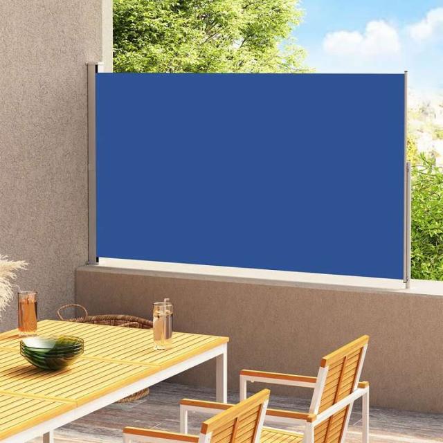 vidaXL パティオ用 格納式サイドオーニング 220x300cm ブルー ホーム&amp;ガーデン 芝&amp;ガーデン アウトドアリビング 屋外用傘・サンシェード【送料無料】_1