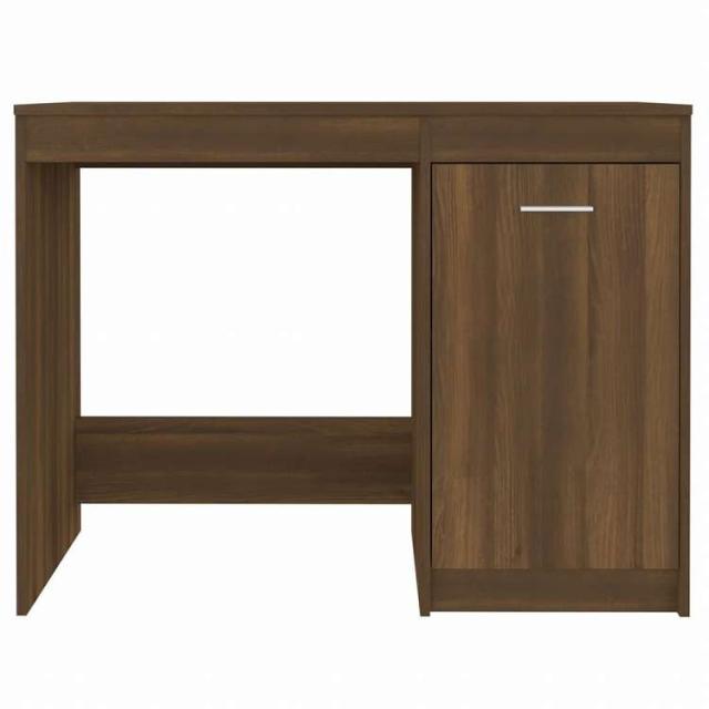 vidaXL デスク ブラウンオーク 100x50x76 cm エンジニアリングウッド家具 オフィス家具 デスク(代引不可)【送料無料】_3