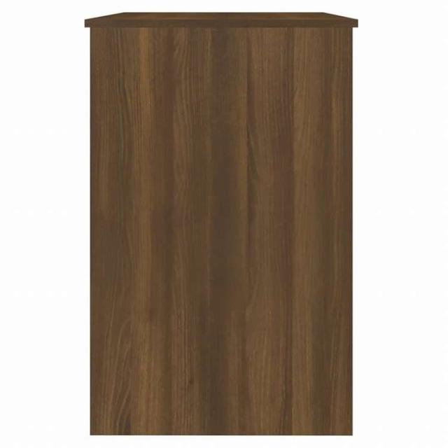 vidaXL デスク ブラウンオーク 100x50x76 cm エンジニアリングウッド家具 オフィス家具 デスク(代引不可)【送料無料】_4