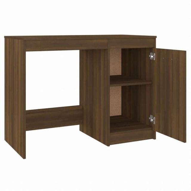 vidaXL デスク ブラウンオーク 100x50x76 cm エンジニアリングウッド家具 オフィス家具 デスク(代引不可)【送料無料】_5