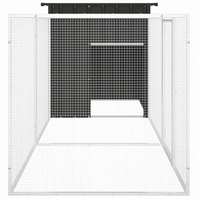 vidaXL チキンケージ アントラシート 300x91x100 cm 亜鉛メッキ鋼動物&ペット用品 ペット用品 小動物用品 小動物 飼育・ケージ(代引不可)【送料無料】_3