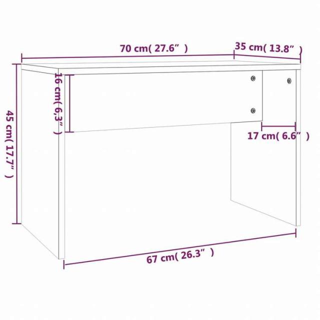 vidaXL ドレッシングテーブルセット ホワイト 86.5x35x136cm家具 キャビネット&収納 洗面・化粧台ユニット 寝室用化粧用テーブル(代引不可)【送料無料】_9