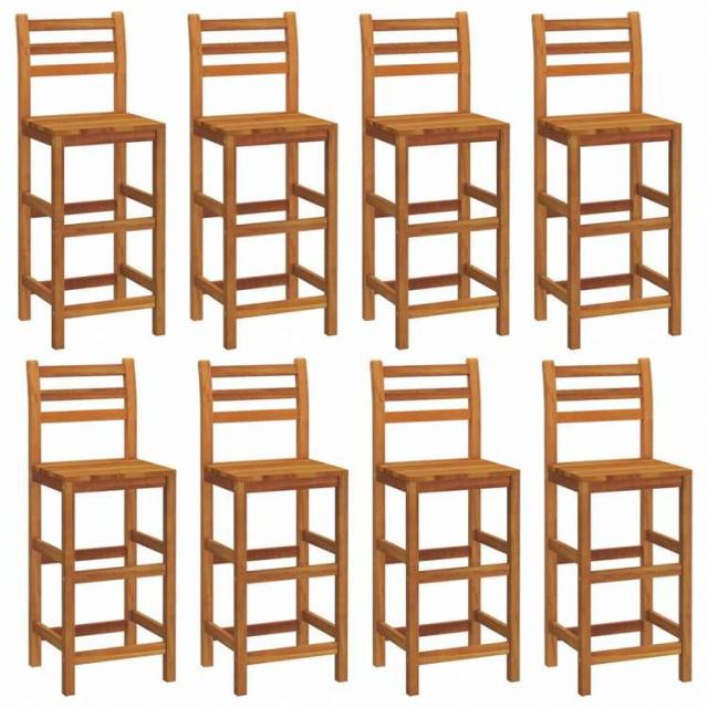 vidaXL ガーデンバーセット 9点セット アカシア無垢材家具 アウトドア家具 屋外家具セット(代引不可)【送料無料】_4