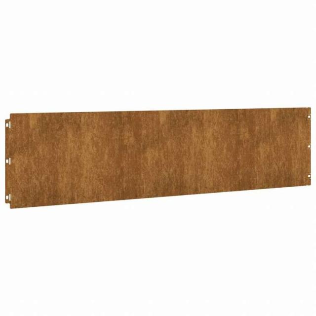 vidaXL 芝生用エッジング 10点 25x103 cm フレキシブル コールテンスチールハードウェア フェンス&バリア 庭小道・縁(代引不可)【送料無料】_4