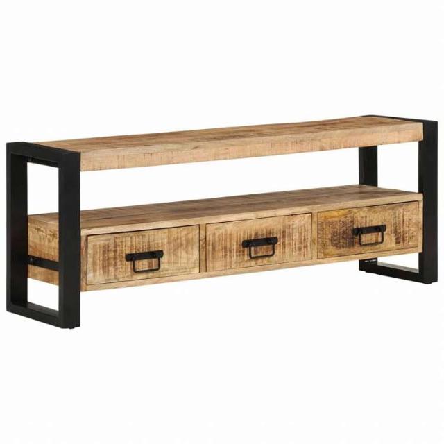 vidaXL テレビキャビネット 120x30x45 cm マンゴー無垢材家具 AVラック・テレビ台(代引不可)【送料無料】_9