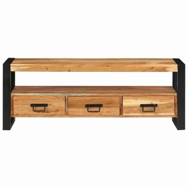 vidaXL テレビキャビネット 120x30x45 cm アカシア無垢材家具 AVラック・テレビ台(代引不可)【送料無料】_1