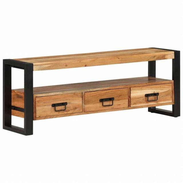 vidaXL テレビキャビネット 120x30x45 cm アカシア無垢材家具 AVラック・テレビ台(代引不可)【送料無料】_7
