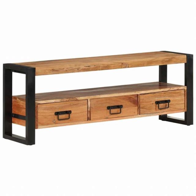 vidaXL テレビキャビネット 120x30x45 cm アカシア無垢材家具 AVラック・テレビ台(代引不可)【送料無料】_8