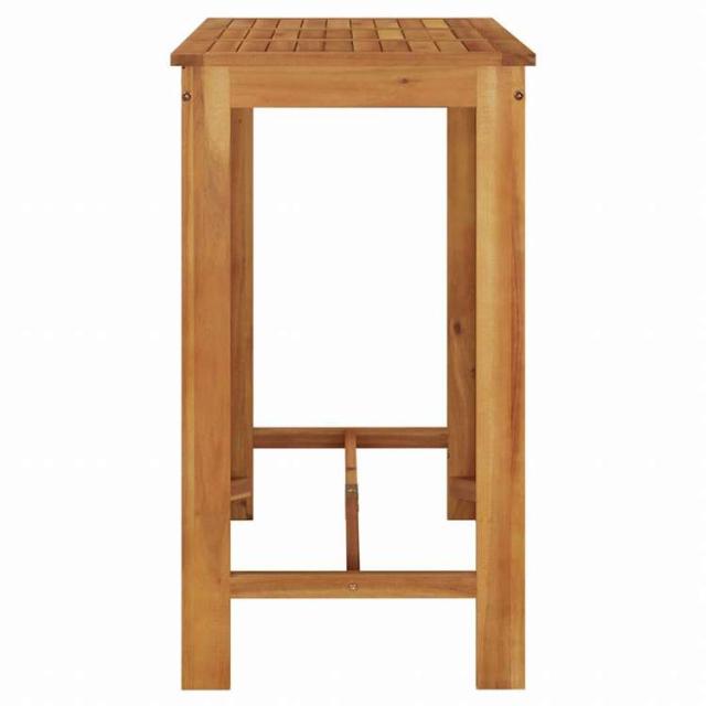 vidaXL ガーデンバーテーブル 120x60x105 cm アカシア無垢材家具 アウトドア家具 アウトドアテーブル(代引不可)【送料無料】_3
