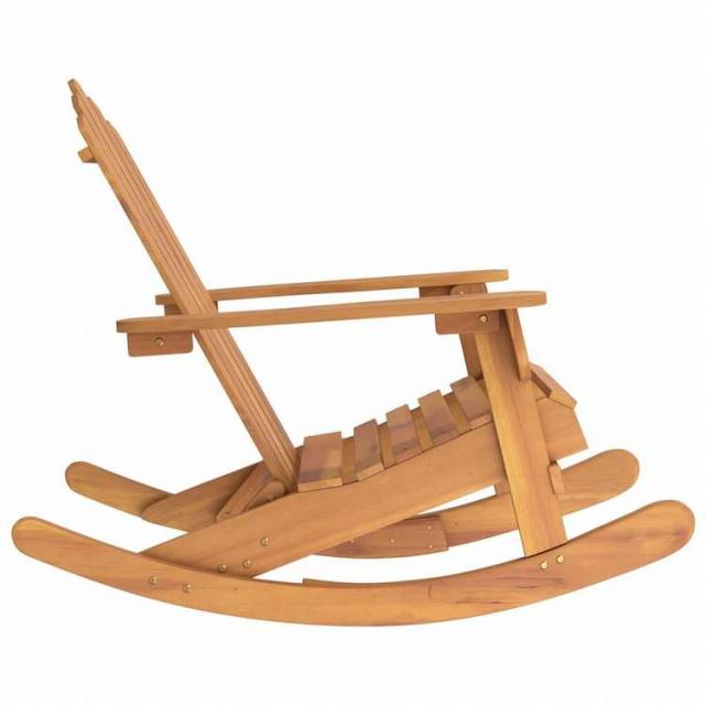 vidaXL アディロンダックロッキングチェア アカシア無垢材家具 アウトドア家具 屋外椅子 アウトドアベンチチェア(代引不可)【送料無料】_3