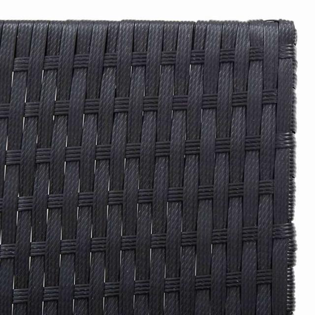 vidaXL サンラウンジャー テーブル付 ポリラタン&アカシア無垢材家具 アウトドア家具 屋外椅子 サンラウンジャー(代引不可)【送料無料】_8