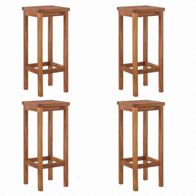 vidaXL ガーデンバーセット 5点セット アカシア無垢材家具 アウトドア家具 屋外家具セット(代引不可)【送料無料】_4
