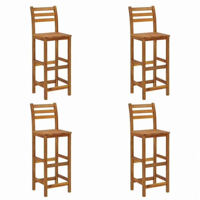 vidaXL ガーデンバーセット 5点セット アカシア無垢材家具 アウトドア家具 屋外家具セット(代引不可)【送料無料】_4