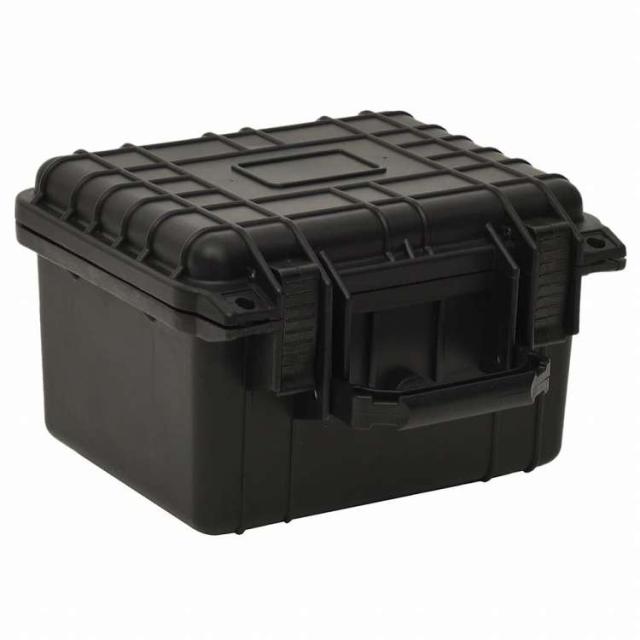 vidaXL ポータブルフライトケース ブラック 27x25x18 cm PPカメラ&amp;光化学機器 カメラ&amp;光化学アクセサリ カメラパーツ&amp;アクセサリー カメラバッグ・ケース(代引不可)【送料無料】
