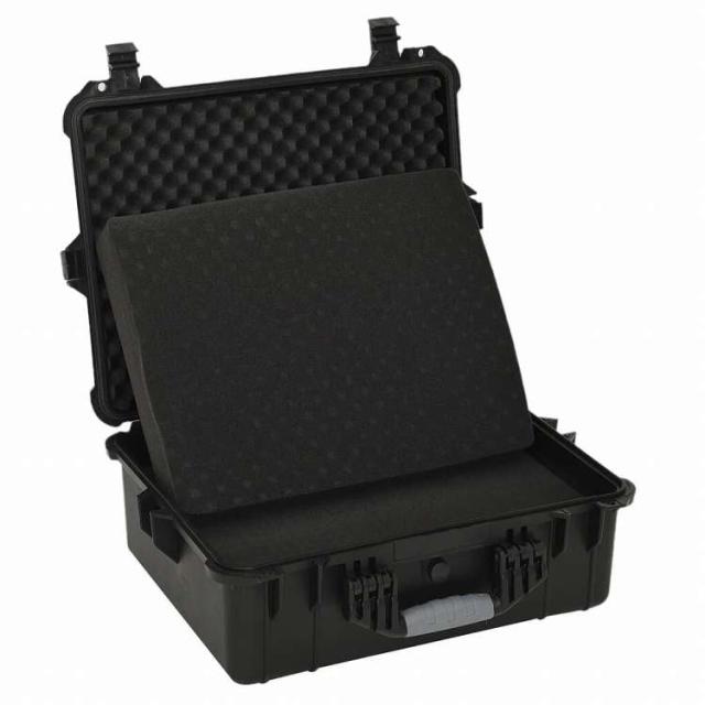 vidaXL ポータブルフライトケース ブラック 55x43x21 cm PPカメラ&光化学機器 カメラ&光化学アクセサリ カメラパーツ&アクセサリー カメラバッグ・ケース(代引不可)【送料無料】_3