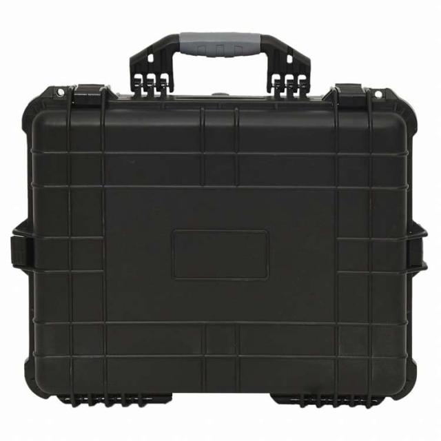 vidaXL ポータブルフライトケース ブラック 55x43x21 cm PPカメラ&光化学機器 カメラ&光化学アクセサリ カメラパーツ&アクセサリー カメラバッグ・ケース(代引不可)【送料無料】_4
