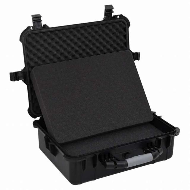 vidaXL ポータブルフライトケース ブラック 52x40x19 cm PPカメラ&光化学機器 カメラ&光化学アクセサリ カメラパーツ&アクセサリー カメラバッグ・ケース(代引不可)【送料無料】_3