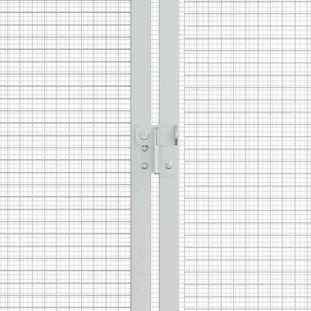 vidaXL バードケージ ストレージ付き アンスラサイト 227 x 310 x 247 cm 亜鉛めっき鋼 動物&ペット用品 ペット用品 鳥用品 取りかご・スタンド(代引不可)【送料無料】_7
