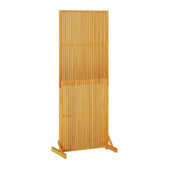 vidaXL プライバシースクリーン ブラウン 79.5 x 50 x 200 cm アカシア無垢材 家具 間仕切り(代引不可)【送料無料】