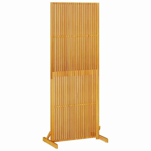 vidaXL プライバシースクリーン ブラウン 79.5 x 50 x 200 cm アカシア無垢材 家具 間仕切り(代引不可)【送料無料】_3