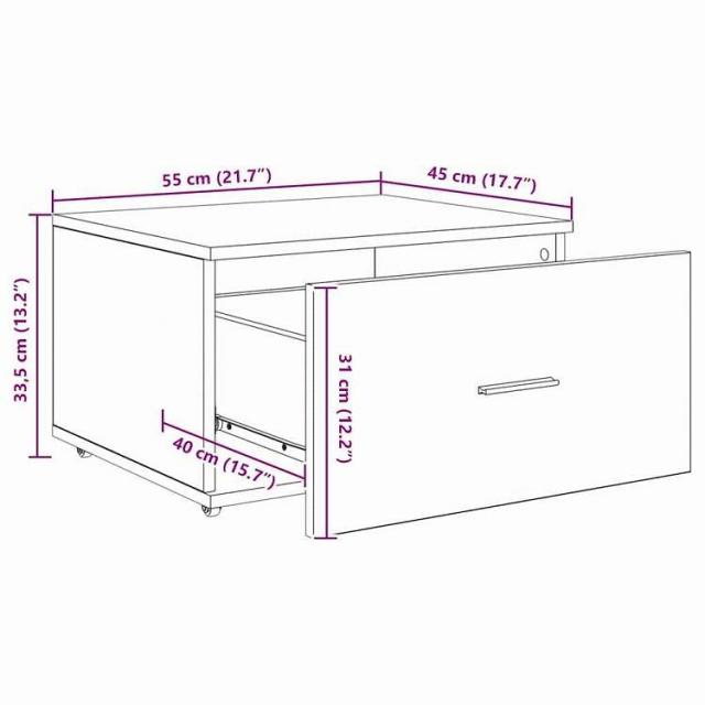 vidaXL デスク 引き出し付き 棚で ストレージ付き ホワイト 131.5 x 50 x 106.5 cm エンジニアリングウッド 家具 オフィス家具 デスク(代引不可)【送料無料】_12