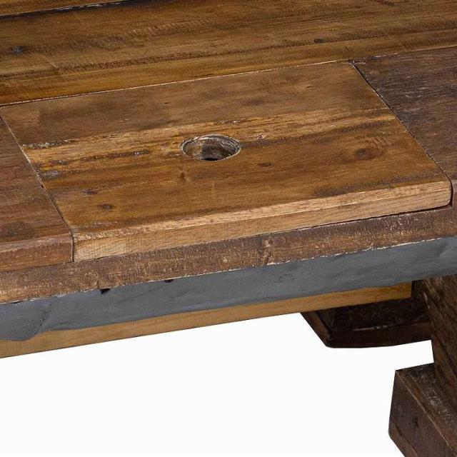vidaXL コーヒーテーブル ナチュラル 90 x 50 x 35 cm 木材 家具 テーブル アクセントテーブル コーヒーテーブル(代引不可)【送料無料】_8