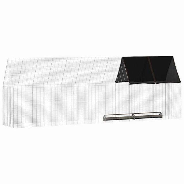 vidaXL 鶏掘っ建て小屋 2 pcs しろがね色 600 x 100 x 210 糎 ジンクめっき鋼 毛の荒物&amp;愛玩動物装具 愛玩動物装具 小毛の荒物装具 小毛の荒物 繁殖・臥せ篭(代引不可)【貨物輸送無料】