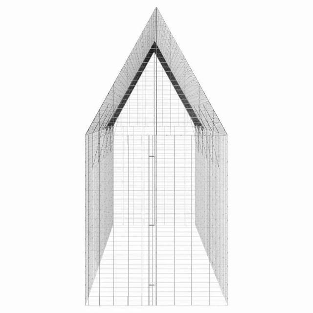 vidaXL 鶏掘っ建て小屋 2 pcs しろがね色 600 x 100 x 210 糎 ジンクめっき鋼 毛の荒物&amp;愛玩動物装具 愛玩動物装具 小毛の荒物装具 小毛の荒物 繁殖・臥せ篭(代引不可)【貨物輸送無料】