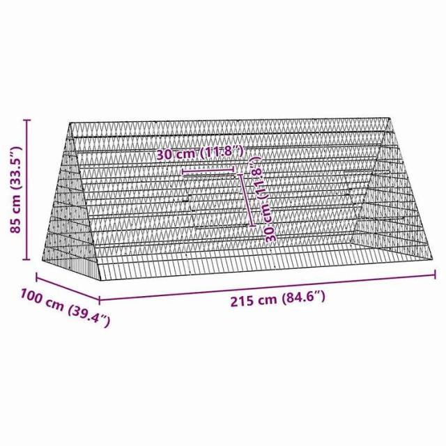 vidaXL 鶏掘っ建て小屋 しろがね色 215 x 100 x 85 糎 ジンクめっき鋼 毛の荒物&amp;愛玩動物装具 愛玩動物装具 小毛の荒物装具 小毛の荒物 繁殖・臥せ篭(代引不可)【貨物輸送無料】