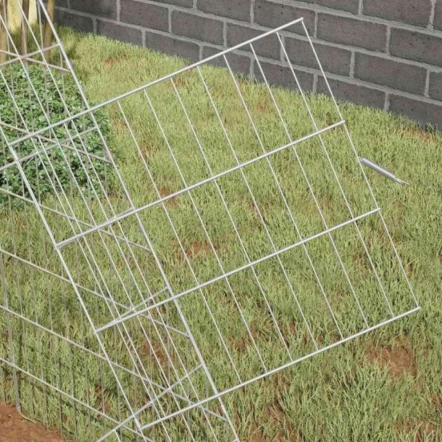 vidaXL 鶏掘っ建て小屋 しろがね色 215 x 100 x 85 糎 ジンクめっき鋼 毛の荒物&amp;愛玩動物装具 愛玩動物装具 小毛の荒物装具 小毛の荒物 繁殖・臥せ篭(代引不可)【貨物輸送無料】