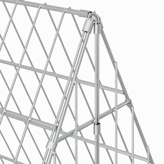 vidaXL 鶏掘っ建て小屋 しろがね色 215 x 100 x 85 糎 ジンクめっき鋼 毛の荒物&amp;愛玩動物装具 愛玩動物装具 小毛の荒物装具 小毛の荒物 繁殖・臥せ篭(代引不可)【貨物輸送無料】