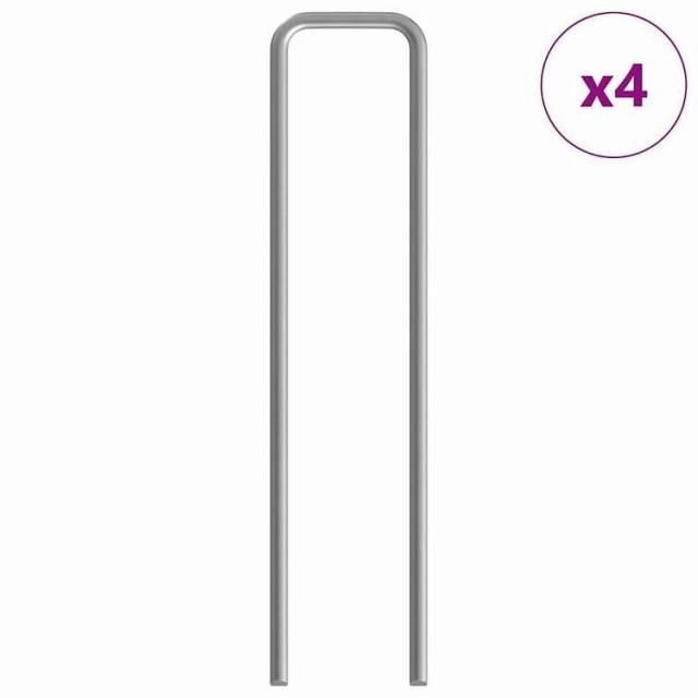 vidaXL 家兎臥せ篭 しろがね色 100 x 100 x 210 糎 ジンクめっき鋼 毛の荒物&amp;愛玩動物装具 愛玩動物装具 小毛の荒物装具 小毛の荒物 繁殖・臥せ篭(代引不可)【貨物輸送無料】