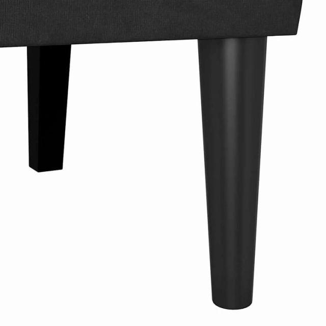 vidaXL チェスターフィールドベンチ ブラック 112 x 65.5 x 75 cm ベルベット 家具 ベンチ(代引不可)【送料無料】_8