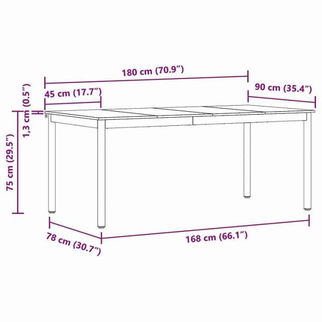 vidaXL ダイニングテーブル エンジニアリングウッド 家具 テーブル キッチン・ダイニングルームテーブル(代引不可)【送料無料】_10