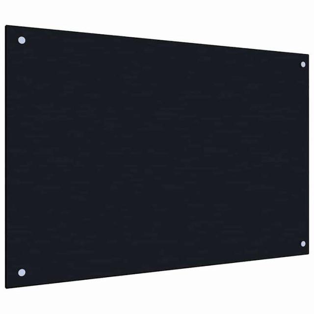 vidaXL キッチンスプラッシュバック 2 pcs ブラック 90 x 50 cm 強化ガラス ホーム&amp;ガーデン キッチン&amp;ダイニング キッチンツール&amp;調理器具(代引不可)【送料無料】_2