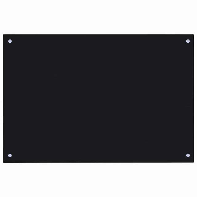 vidaXL キッチンスプラッシュバック 2 pcs ブラック 90 x 50 cm 強化ガラス ホーム&amp;ガーデン キッチン&amp;ダイニング キッチンツール&amp;調理器具(代引不可)【送料無料】_3
