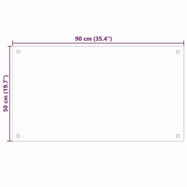 vidaXL キッチンスプラッシュバック 2 pcs ブラック 90 x 50 cm 強化ガラス ホーム&amp;ガーデン キッチン&amp;ダイニング キッチンツール&amp;調理器具(代引不可)【送料無料】_7