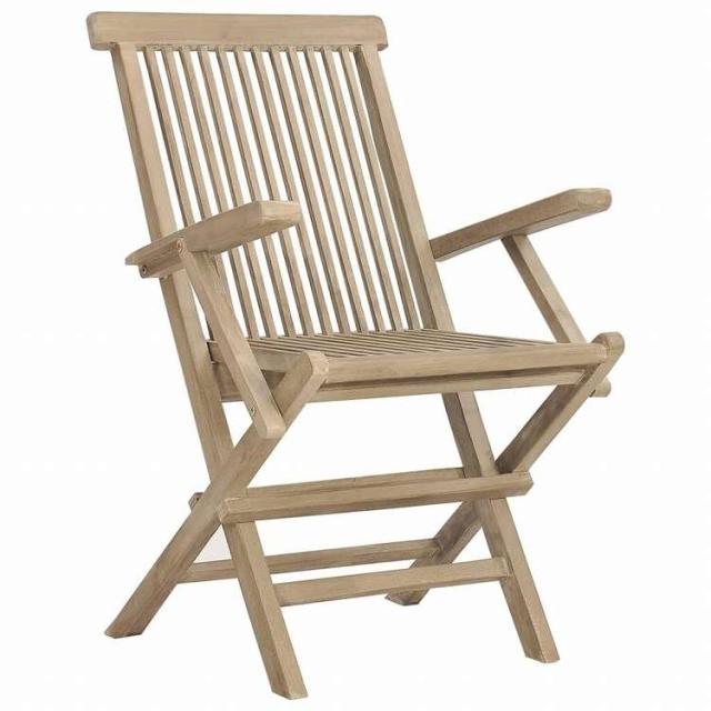 vidaXL 折りたたみガーデンチェア 2点 グレー 56x61x89 cm チーク無垢材家具 アウトドア家具 屋外椅子 アウトドアベンチチェア(代引不可)【送料無料】_2