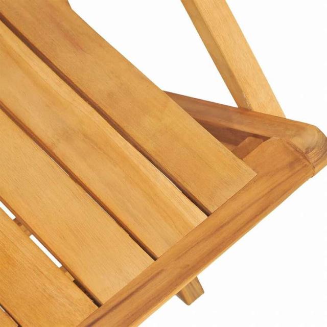 vidaXL 折りたたみガーデンチェア 6点 55x61x90 cm チーク無垢材家具 アウトドア家具 屋外椅子 アウトドアベンチチェア(代引不可)【送料無料】_3