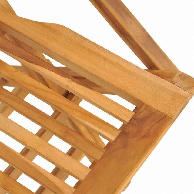 vidaXL 折りたたみガーデンチェア 4点 55x62x90 cm チーク無垢材家具 アウトドア家具 屋外椅子 アウトドアベンチチェア(代引不可)【送料無料】_3