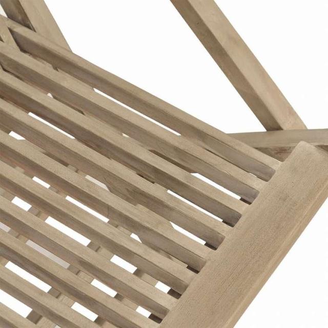 vidaXL 折りたたみガーデンチェア 8点 グレー 56x61x89 cm チーク無垢材家具 アウトドア家具 屋外椅子 アウトドアベンチチェア(代引不可)【送料無料】_3
