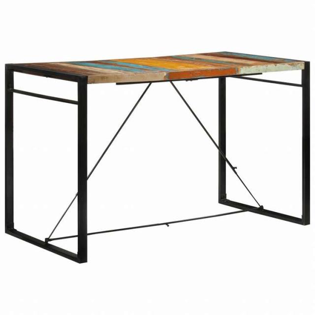 vidaXL バーテーブル 175x90x110 cm 無垢の再生材家具 テーブル キッチン・ダイニングルームテーブル(代引不可)【送料無料】 17,995円