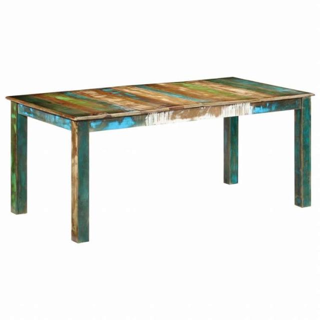 vidaXL ダイニングテーブル 180x90x76 cm 無垢の再生材家具 テーブル キッチン・ダイニングルームテーブル(代引不可)【送料無料】_9