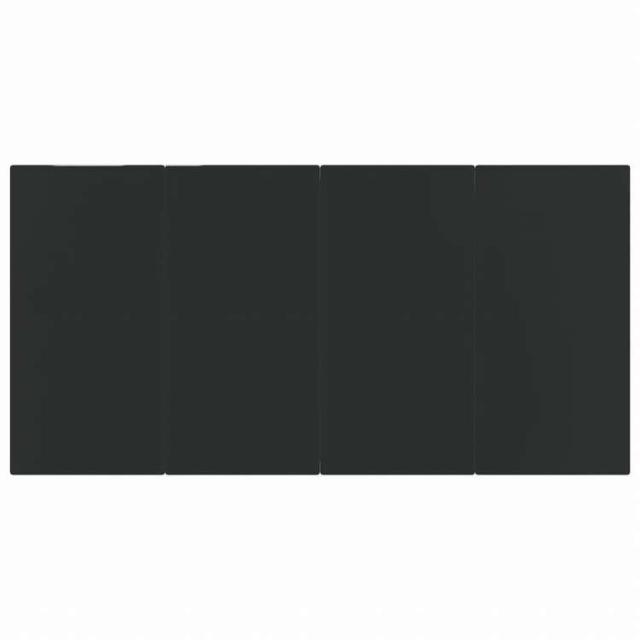 vidaXL ガーデンダイニング7点セット ブラック PVCラタン製家具 アウトドア家具 屋外家具セット(代引不可)【送料無料】