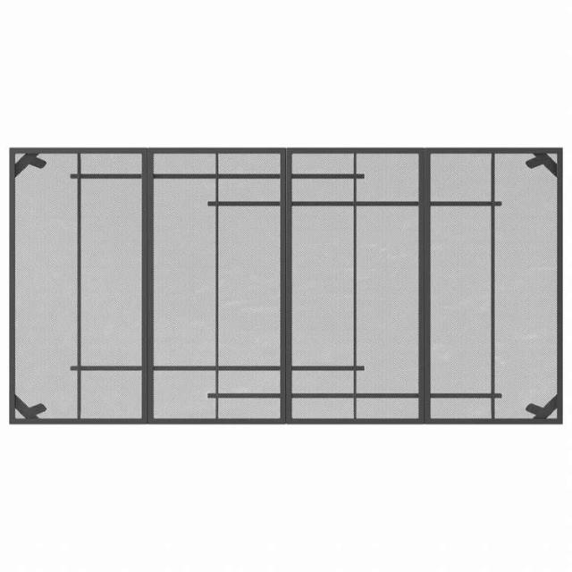 vidaXL ガーデンテーブル アントラシート 200x100x72 cm スチールメッシュ家具 アウトドア家具 アウトドアテーブル(代引不可)【送料無料】_4