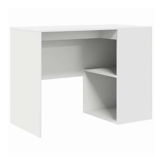 vidaXL デスク 棚で ストレージ付き ホワイト 102 x 50 x 75 cm エンジニアリングウッド 家具 オフィス家具 デスク(代引不可)【送料無料】