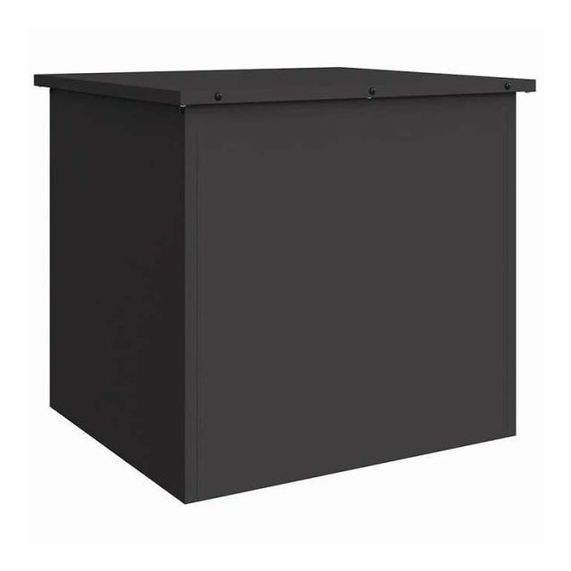 vidaXL 屋外収納ボックス ブラック 55 x 50.5 x 50 cm スチール ホーム&ガーデン 家事用品 収納&オーガナイザー 家庭用品収納ボックス(代引不可)【送料無料】 8,287円