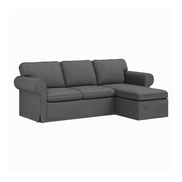 vidaXL ソファ ダークグレー 215 x 138 x 80 cm 布 家具 ソファ(代引不可)【送料無料】