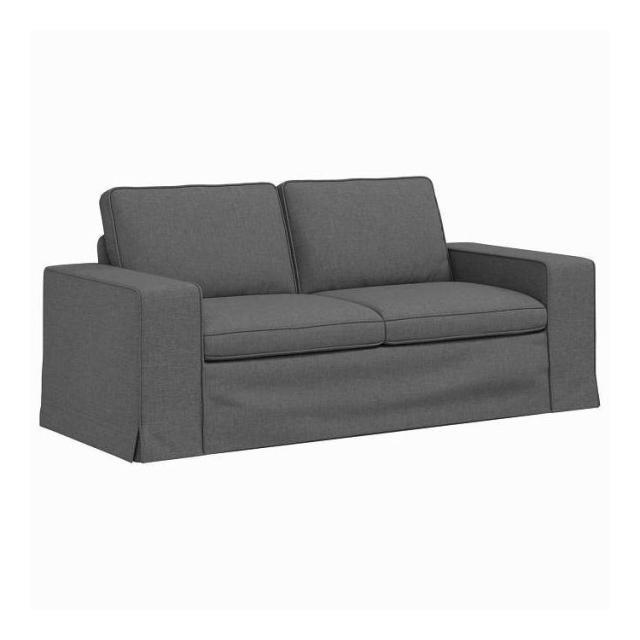 vidaXL ソファ ダークグレー 182 x 80 x 82 cm 布 家具 ソファ(代引不可)【送料無料】